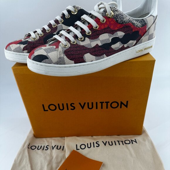 Louis Vuitton Damier Azur Overcloud Sneakers - Picture 1 of 9